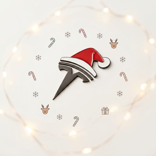 Red Santa Hat Car Decal Sticker