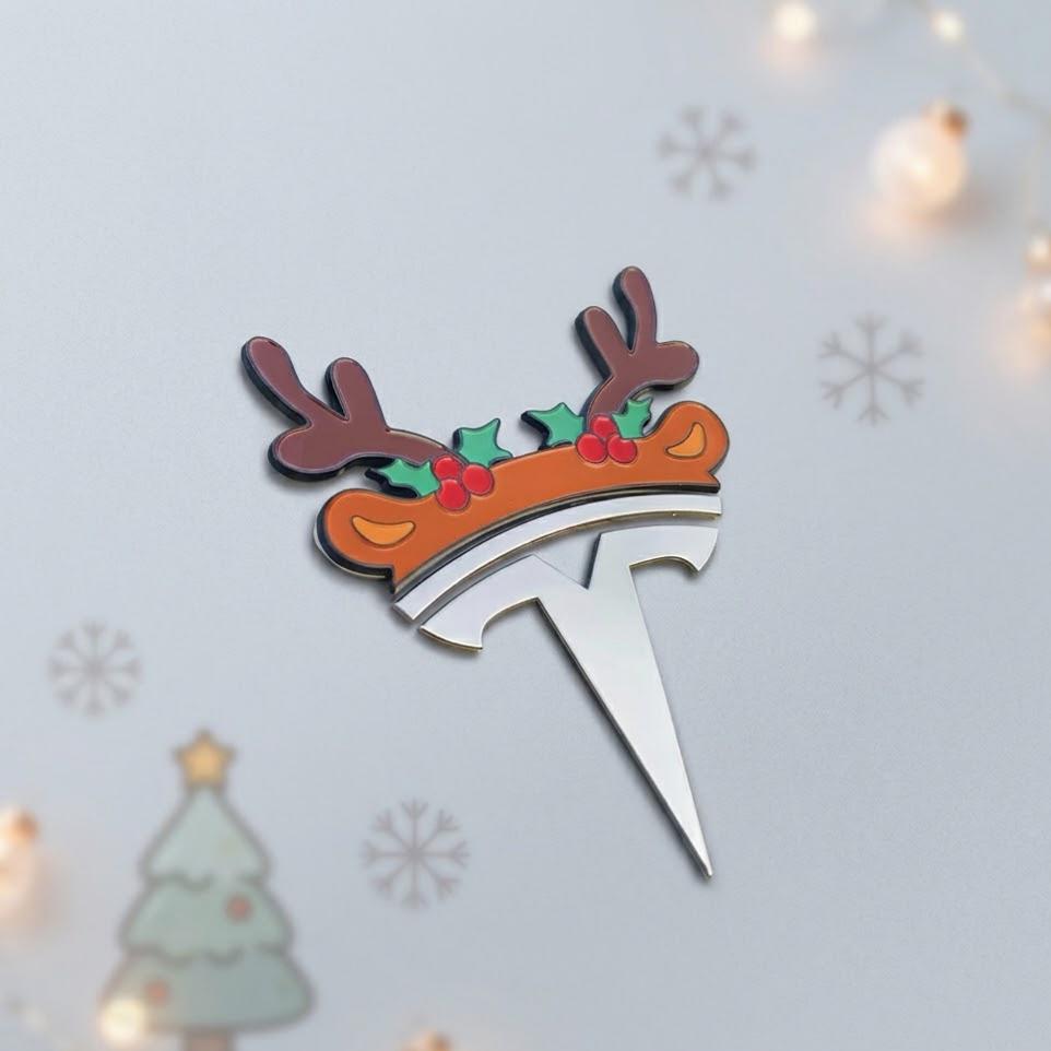 Reindeer Christmas Car Decal Sticker